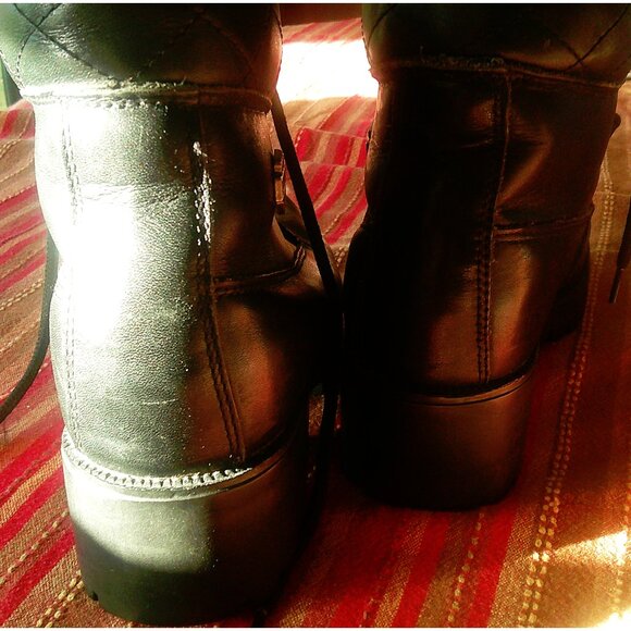 Harley Davidson Black Motoecycle Ankle Boot 9 - Picture 6 of 7